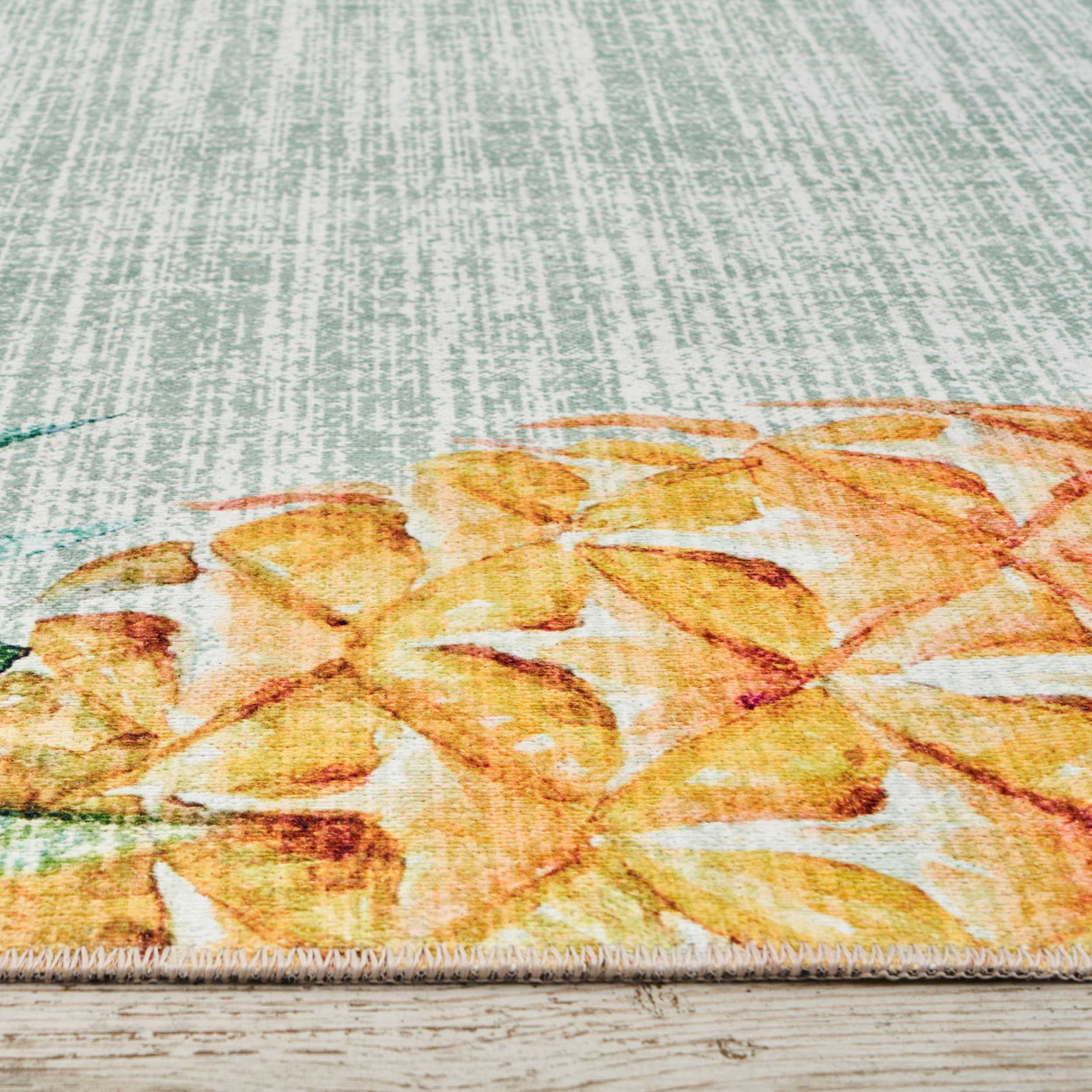 Cashmere Carpet Decorative Art Kitchen Pineapple 80x150 Cm