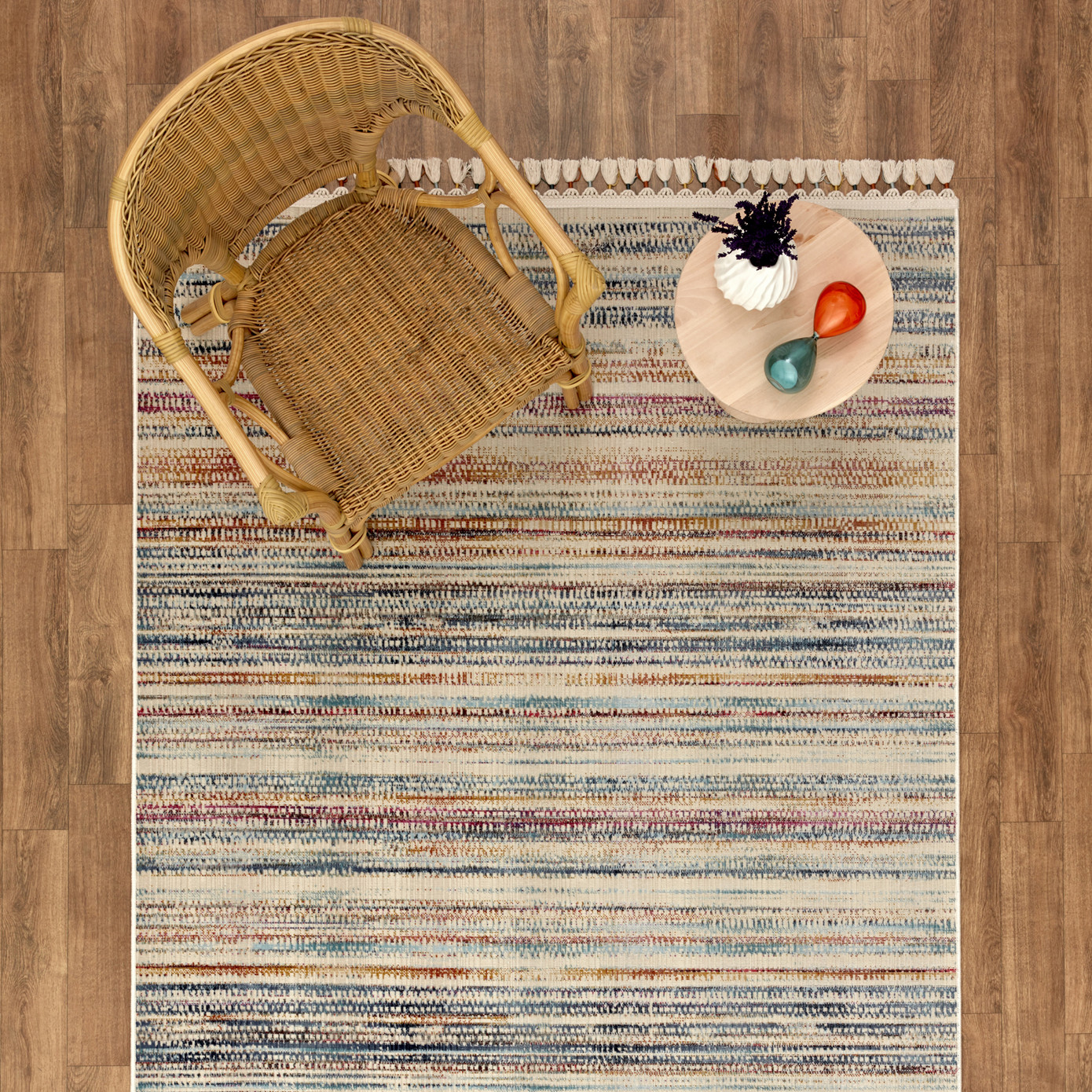 Cashmere Carpet 7/24 Rug And Jute Oak 80x300 Cm