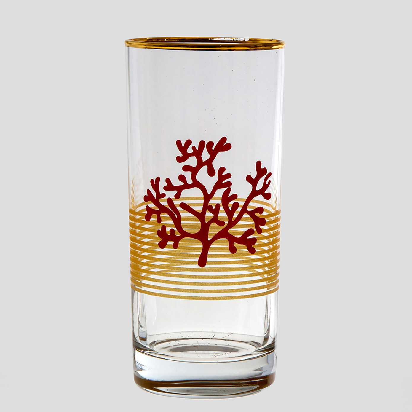 Jumbo Red Marine 6 Piece Water Glass Set