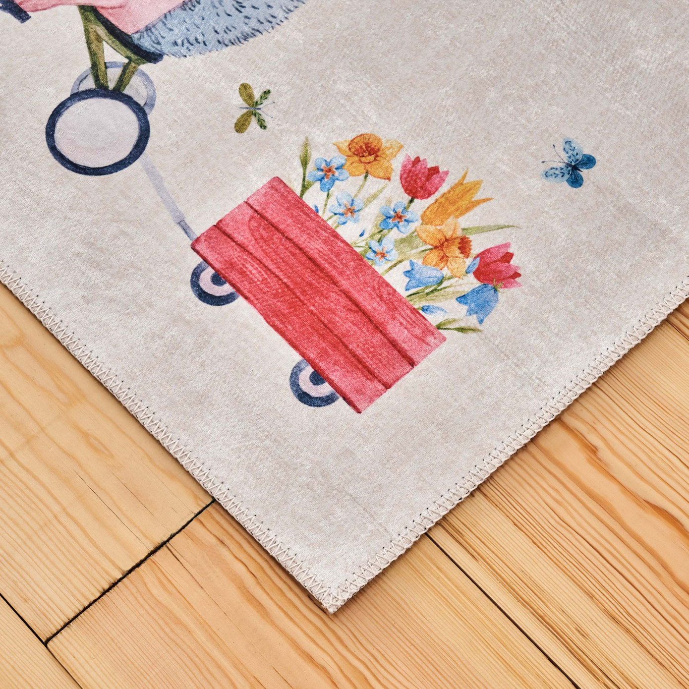 Cashmere Carpet Decorative Art Kids/Teen Zoo 80x150 Cm