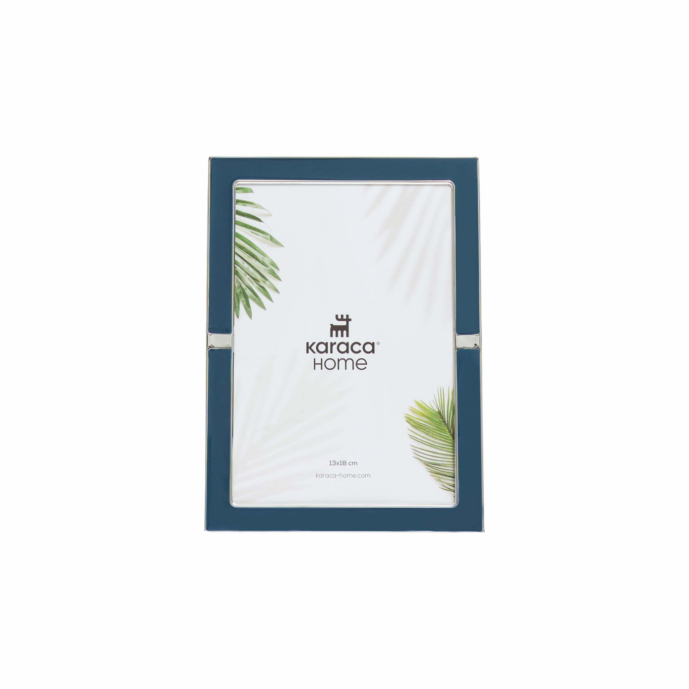 Karaca Home Jovana Photo Frame Navy / Silver 13x18 Cm