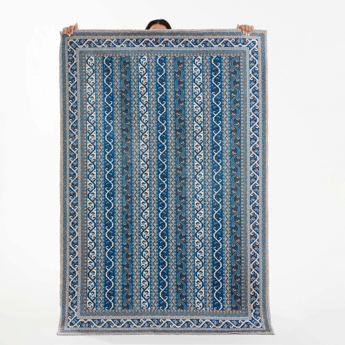 Cashmere Carpet Decorative Art Turkmen Efil 120x180 Cm