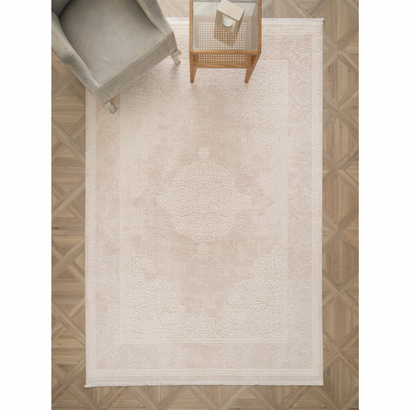 Cashmere Carpet Acrylic Bogazici Galata 160x230 Cm