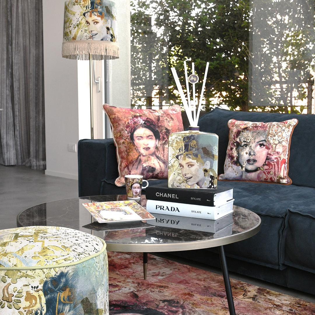 Baci Milano Memories Velvet Pillow 60x60 Cm Frida