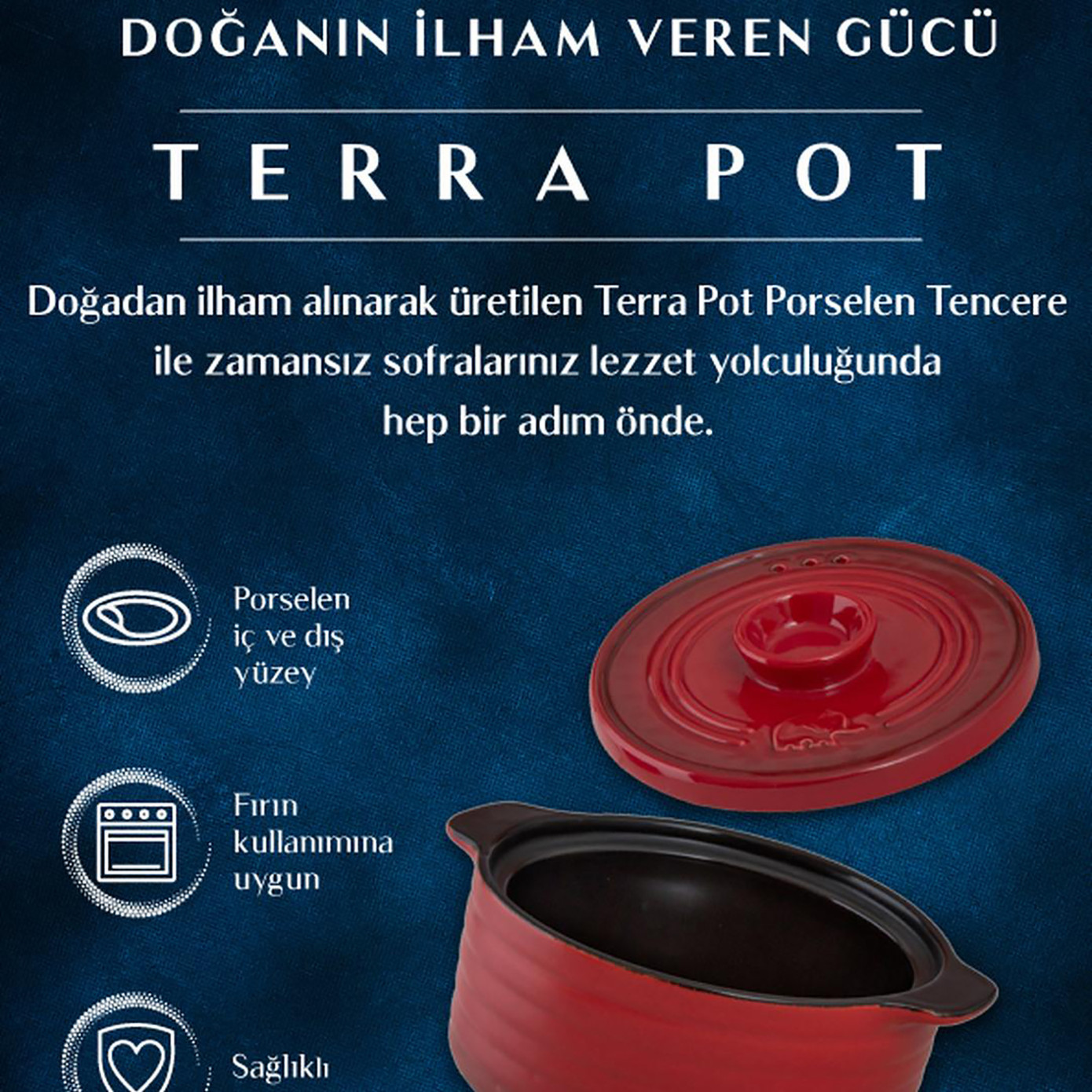 Jumbo Terra Pot Porcelain Cookware 20 Cm