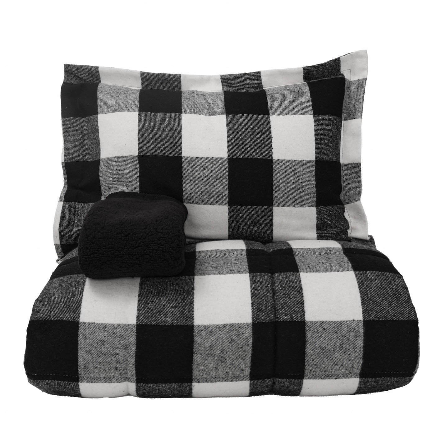 Karaca Home Mountain Black And White Single Cozy Comfort