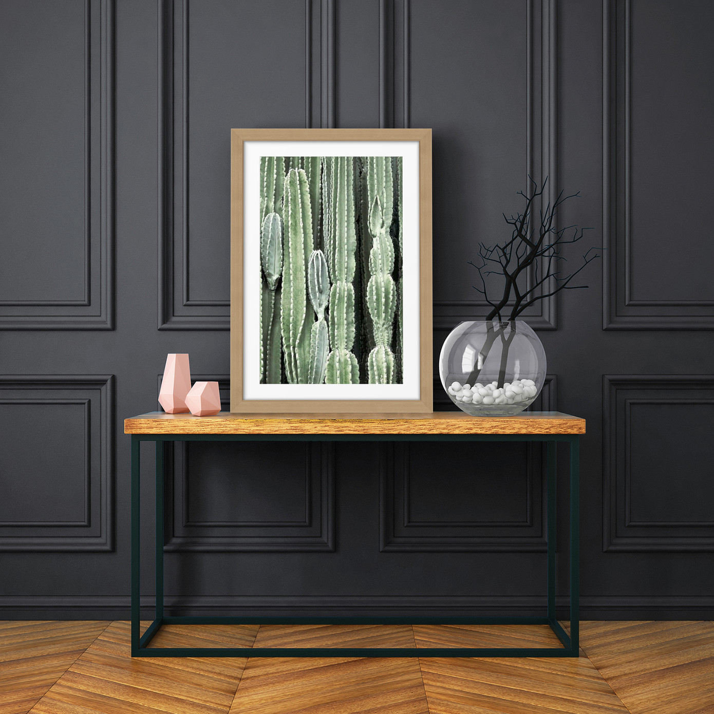 Karaca Home Cactus Frame View Table