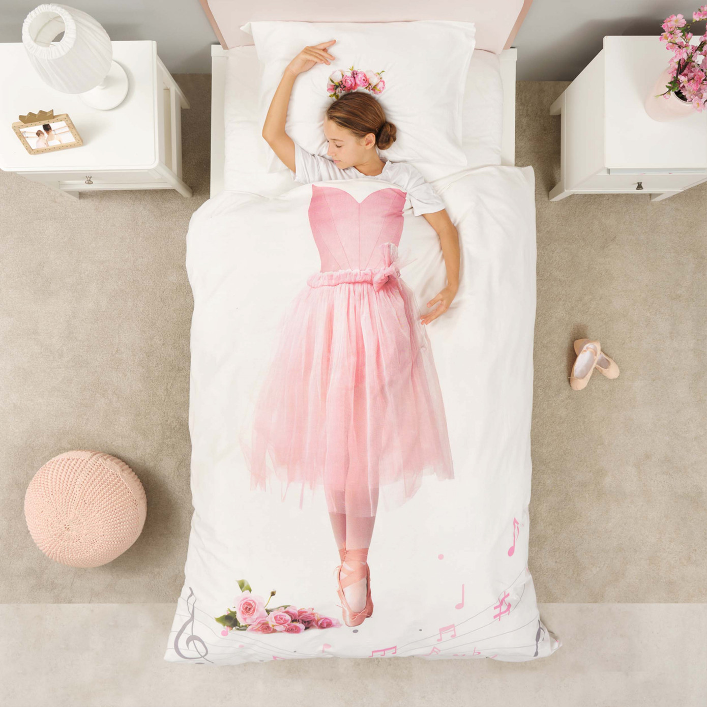 Karaca Home Young Ballerina 100% Cotton Single Duvet Cover Set