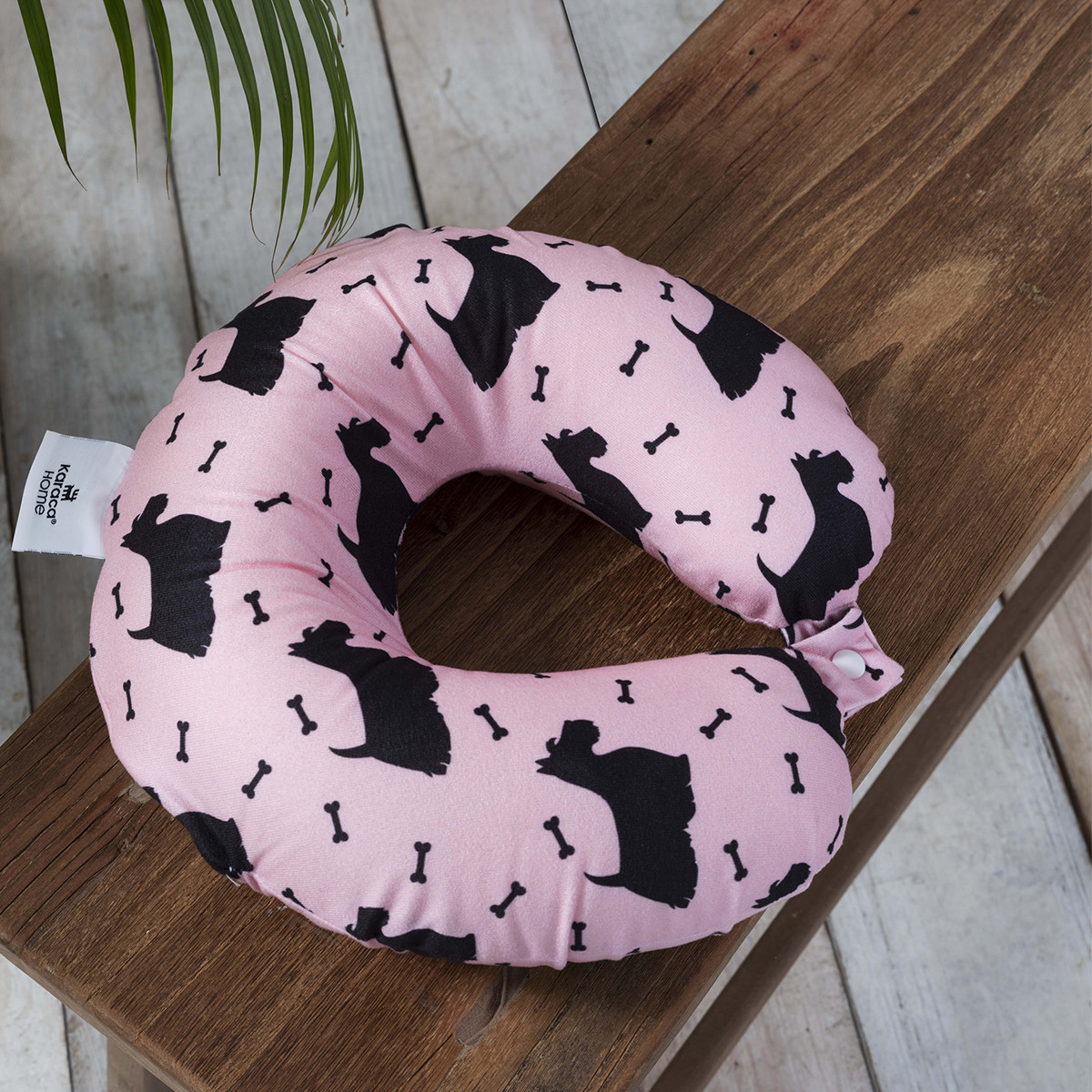 Karaca Home Visco Comfy Pink Neck Collar Pillow