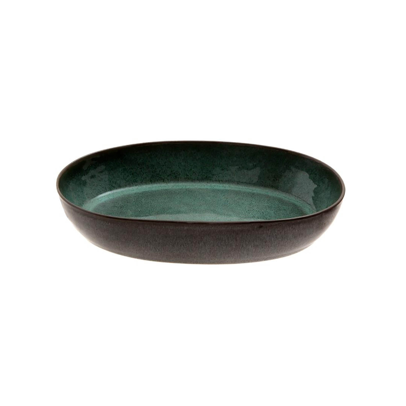 Jumbo Twin Green Boat Plate 24 Cm