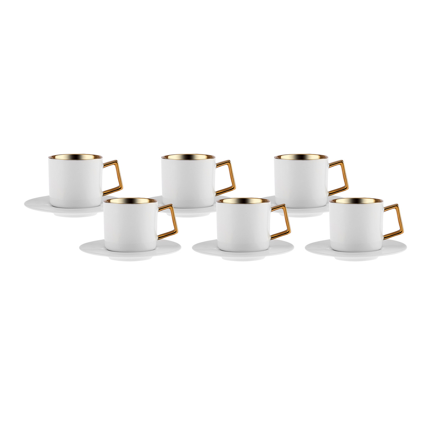 Karaca Amur Set Of 6 Coffee Cups 110 Ml