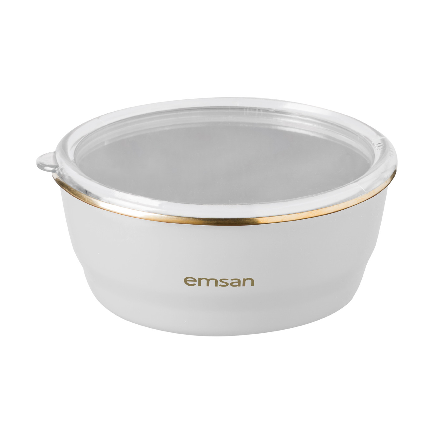 Emsan Troy Enamel 3 Pcs Storage Container White