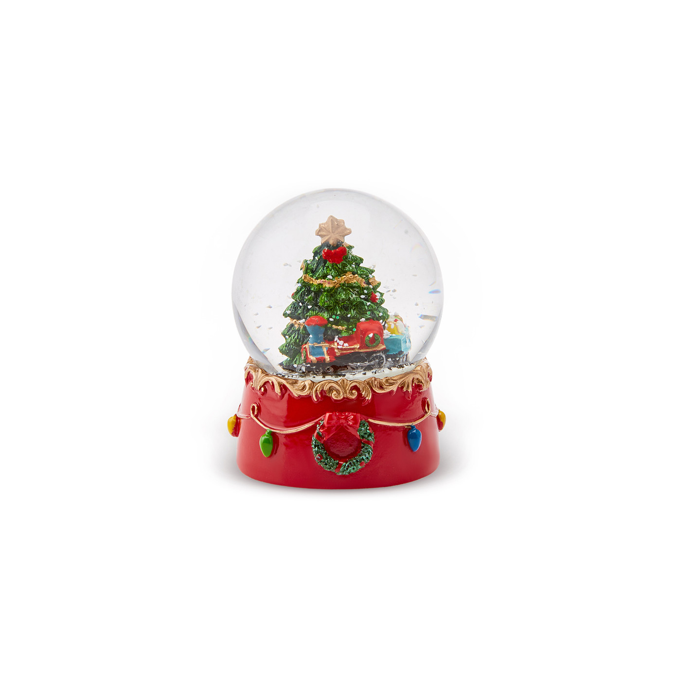 Karaca Home Tree With Train Snow Globe