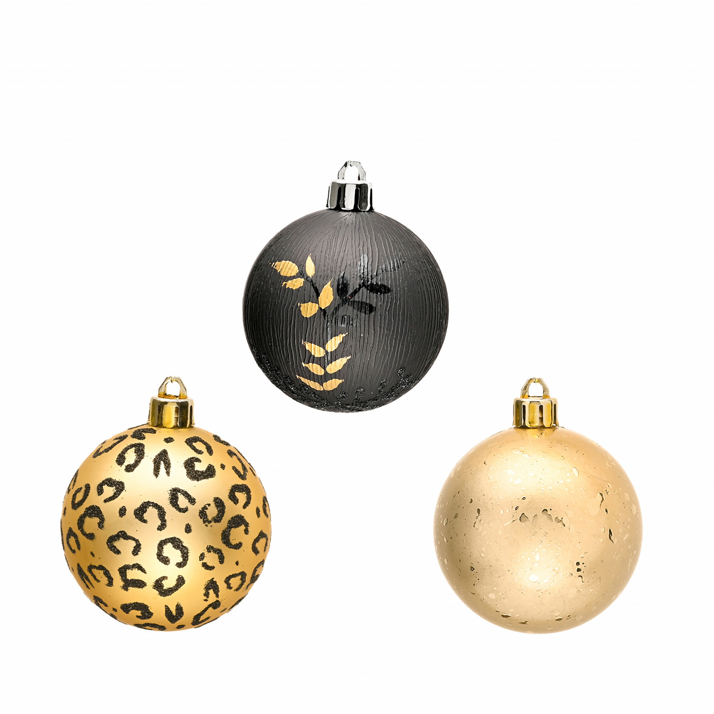 Karaca Home Leopard 9 Piece Tree Ornament Set