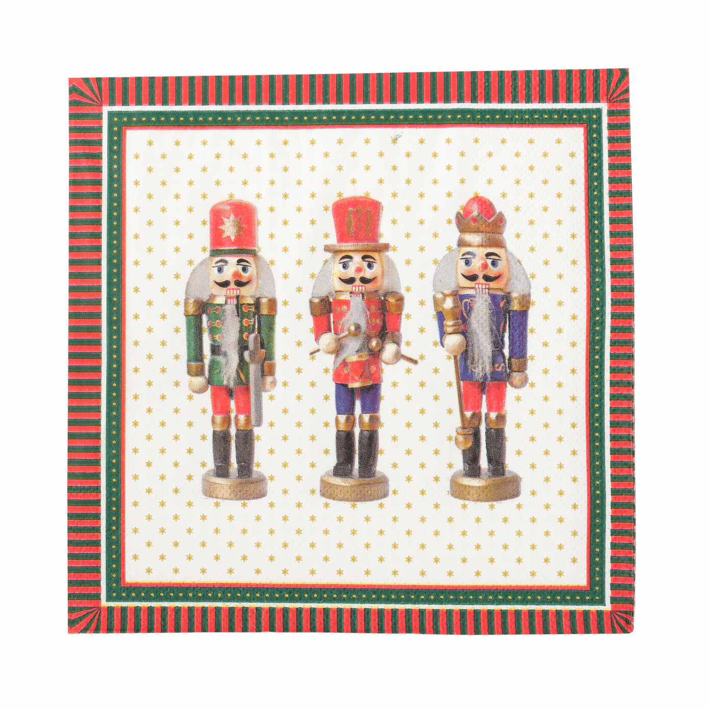 Karaca Home New Year Three Nutcrackers 20 Pcs Paper Napkin