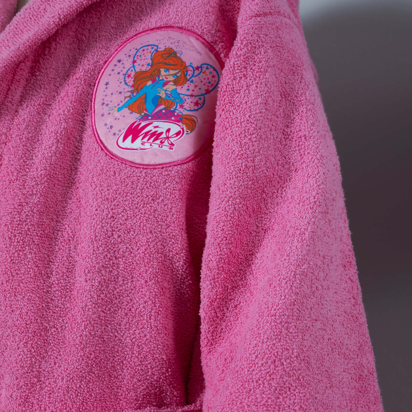 Winx By Karaca Home Bloom Pink 100% Cotton 6-8 Years Bathrobe