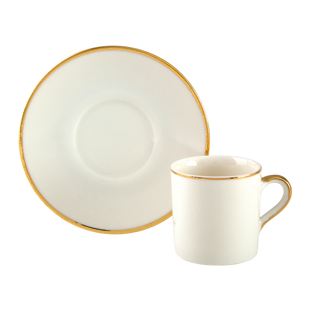 Jumbo Rein Gold Set Of 2 Coffee Cups