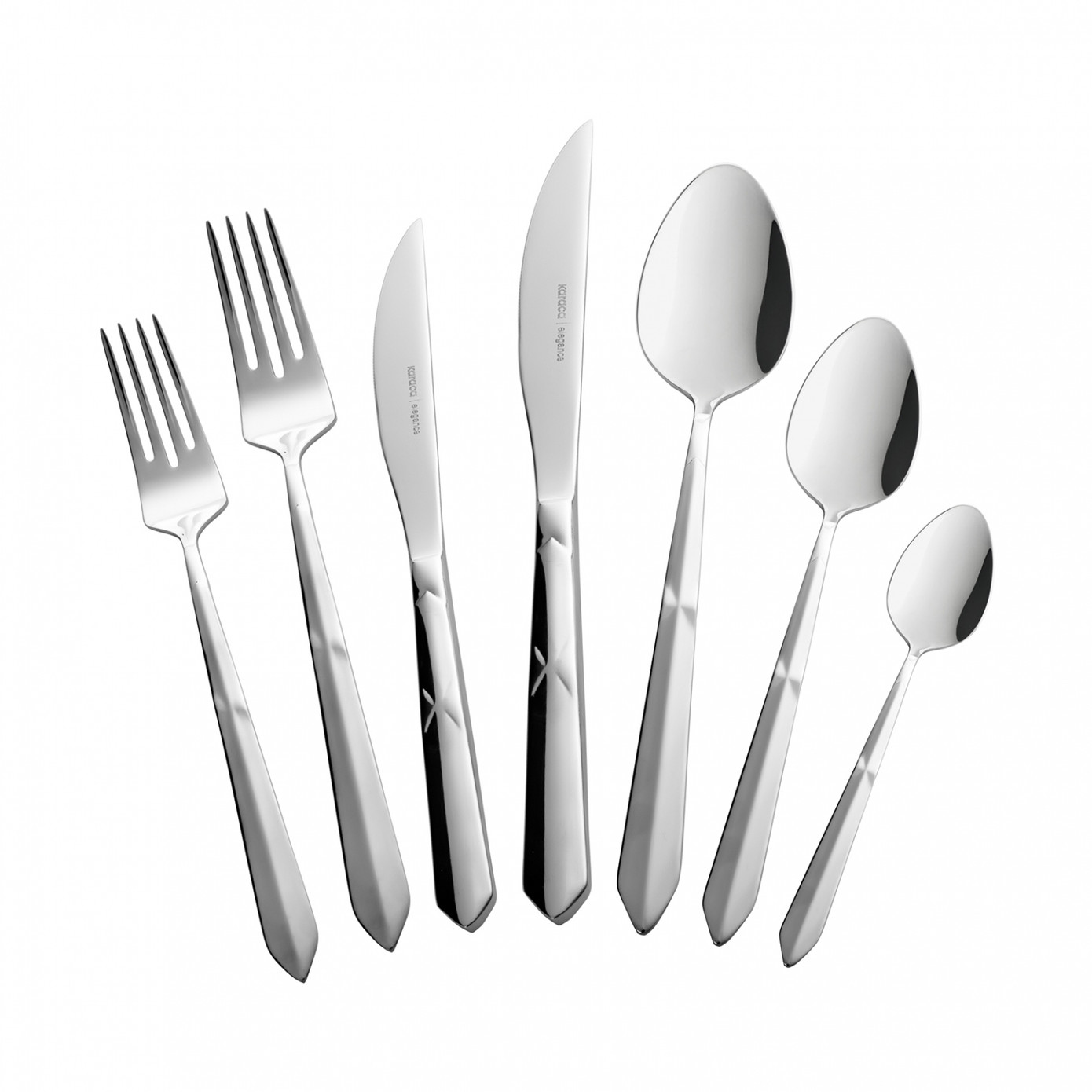 Karaca Diamond Elegance 316+ Steel 84 Pcs Cutlery Set For 12 Persons