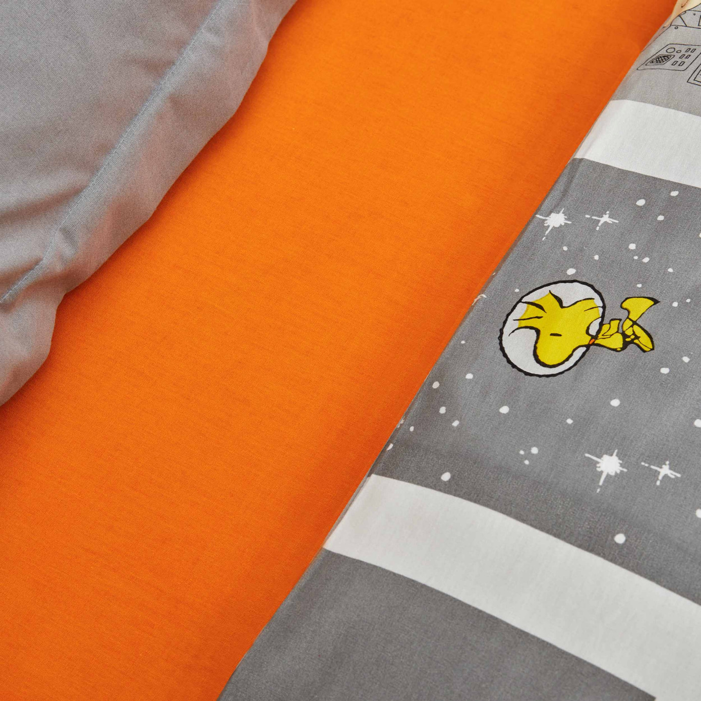 Peanuts By Karaca Home Snoopy Space Single 100% Cotton Duvet Cover Set