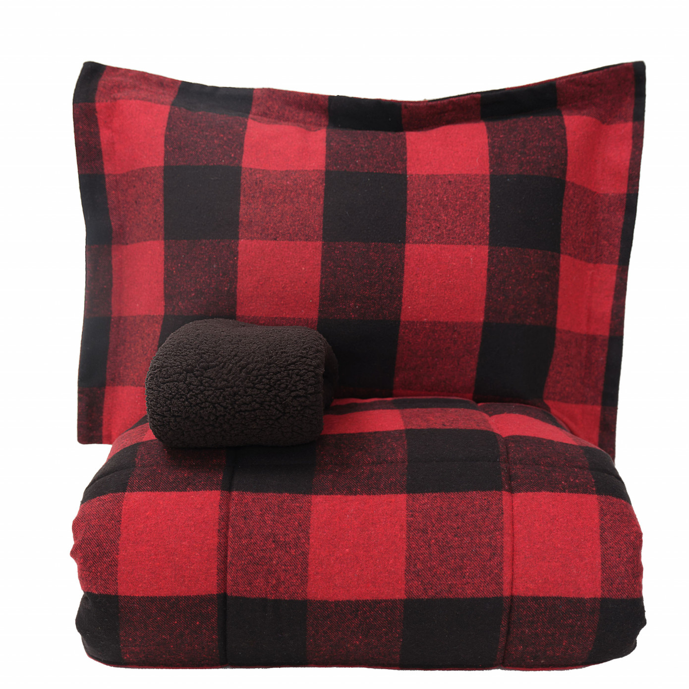 Karaca Home Mountain Red-Black Single Cozy Comfort