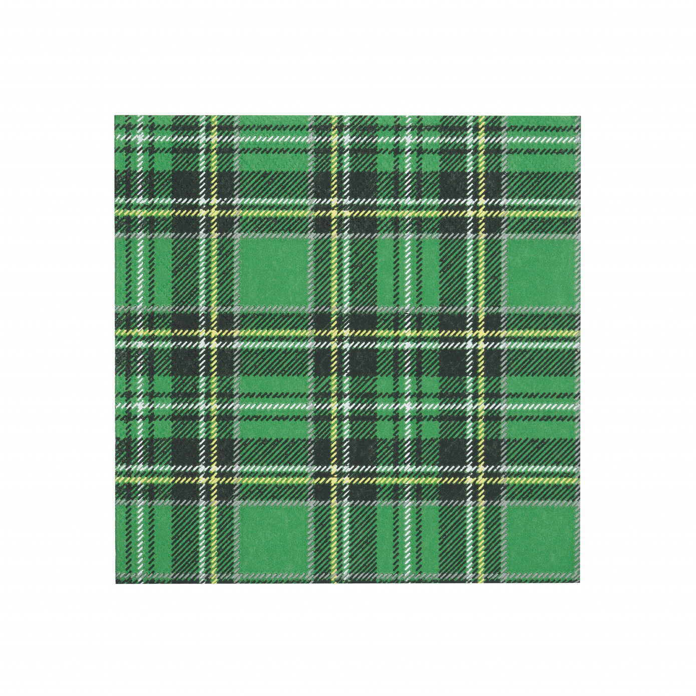 Karaca Home New Year Scottish Green Paper Napkin