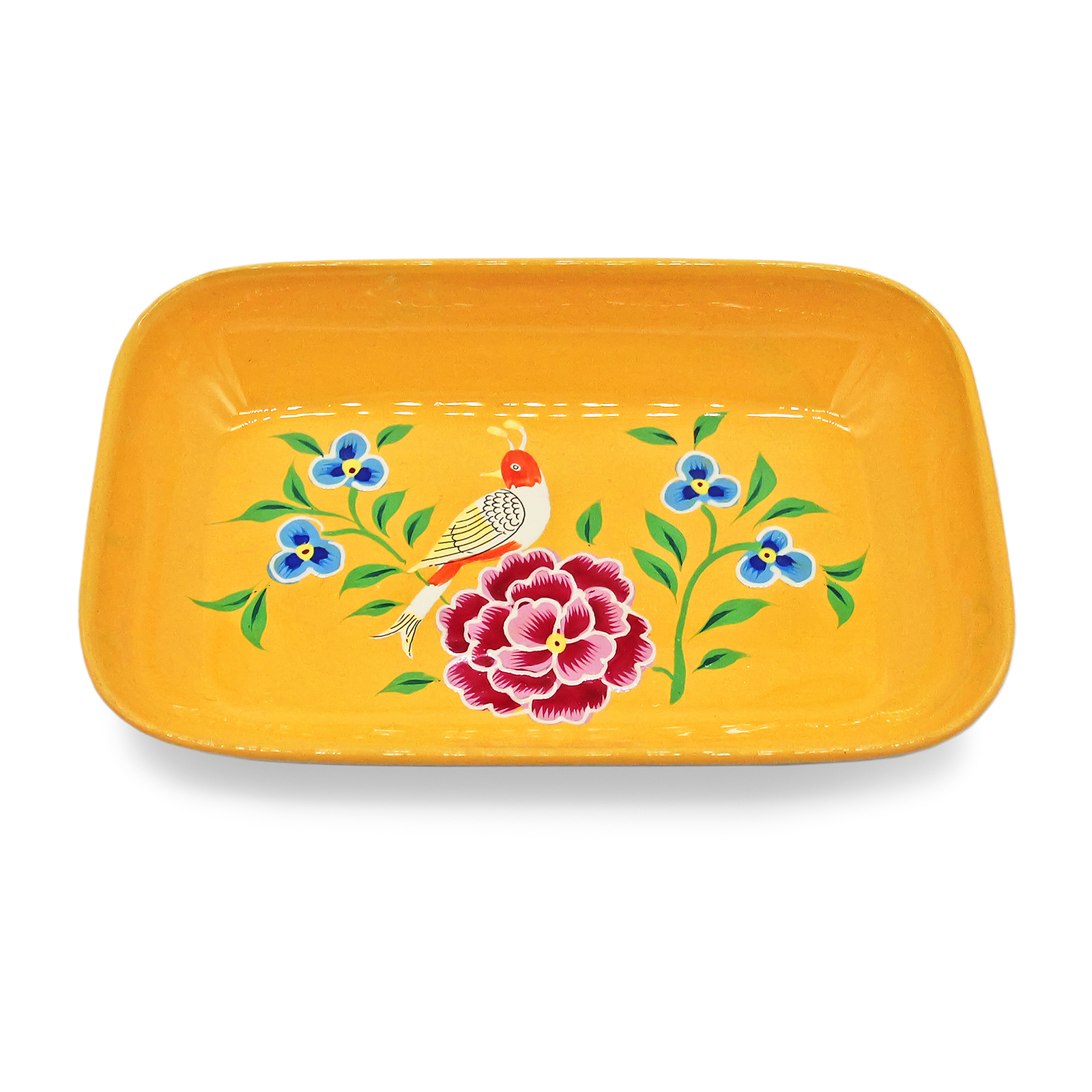 3rd Culture Bird Yellow Small Tray