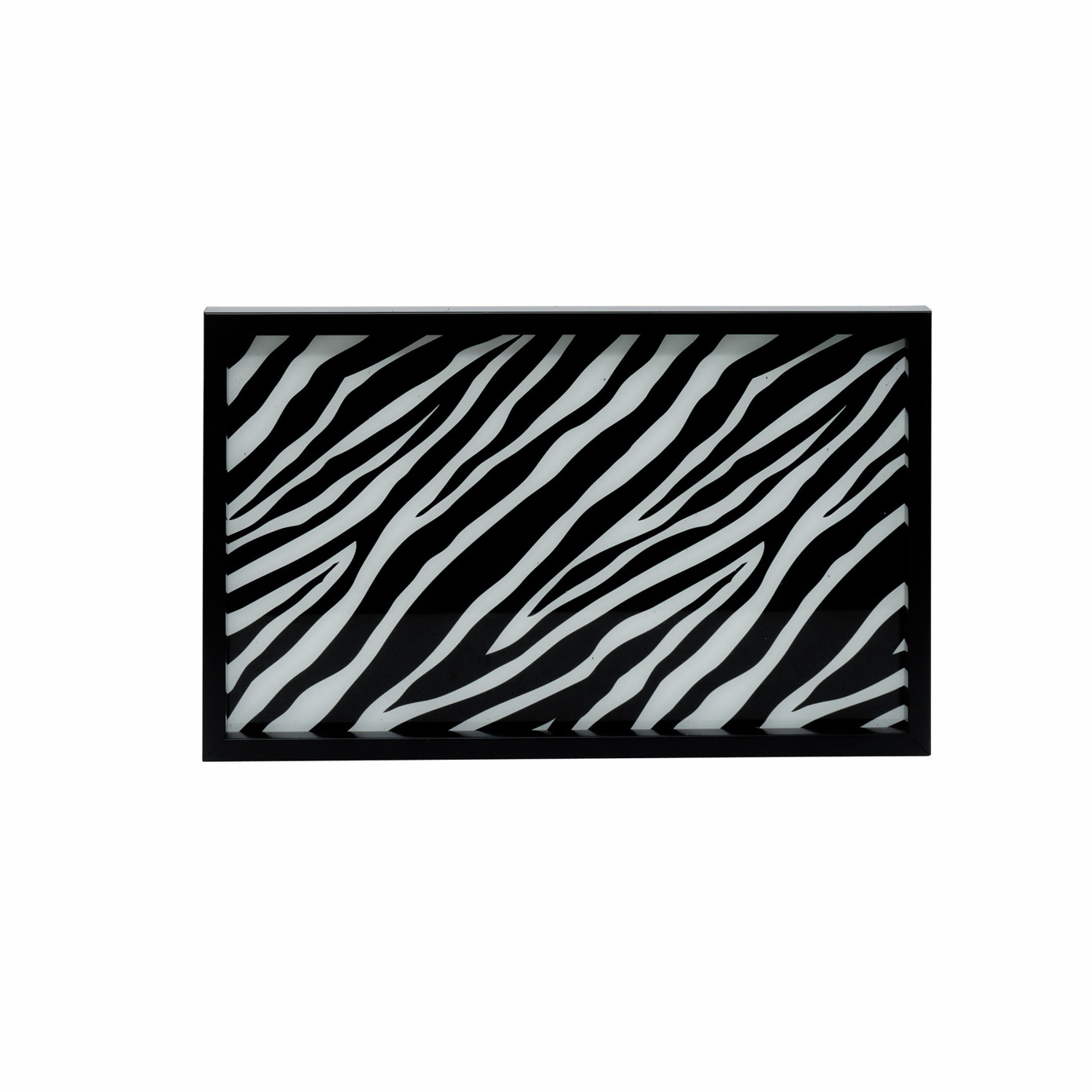 Karaca Home Wild Touch Decorative Tray Zebra Black