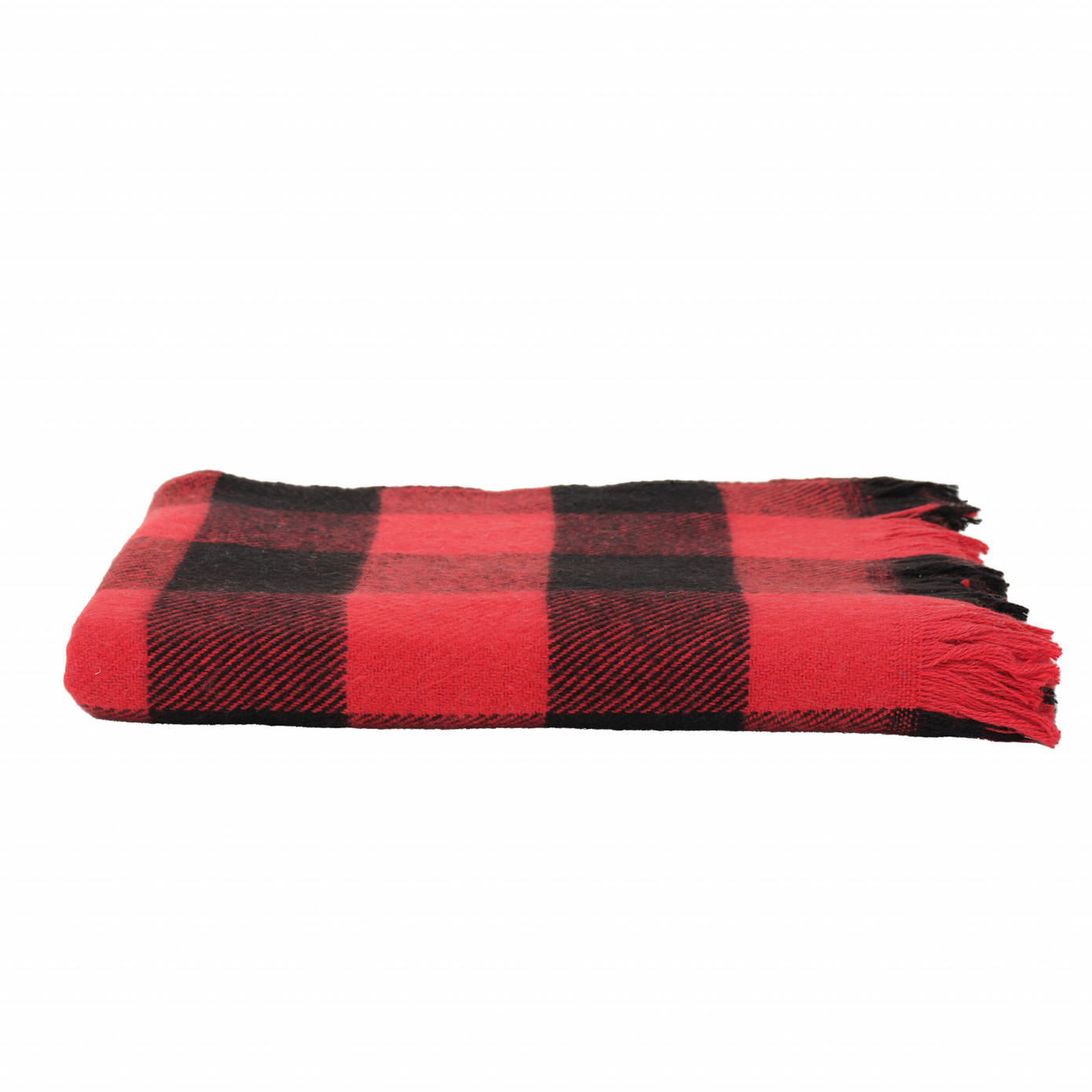 Karaca Home Mountain Red-Black Tv Blanket