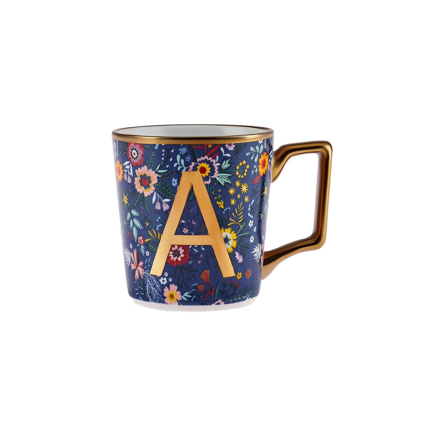 Karaca Flower A Letter Mug 350 Ml