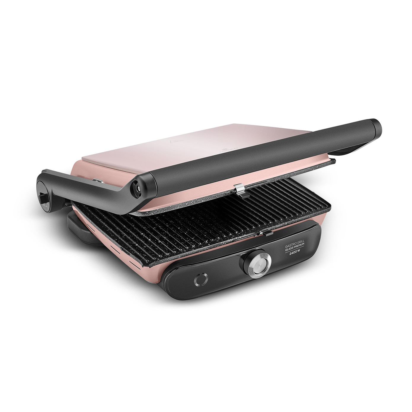 Karaca Gastro Grill Glass Premium 2400W Toaster And Grill Rosegold