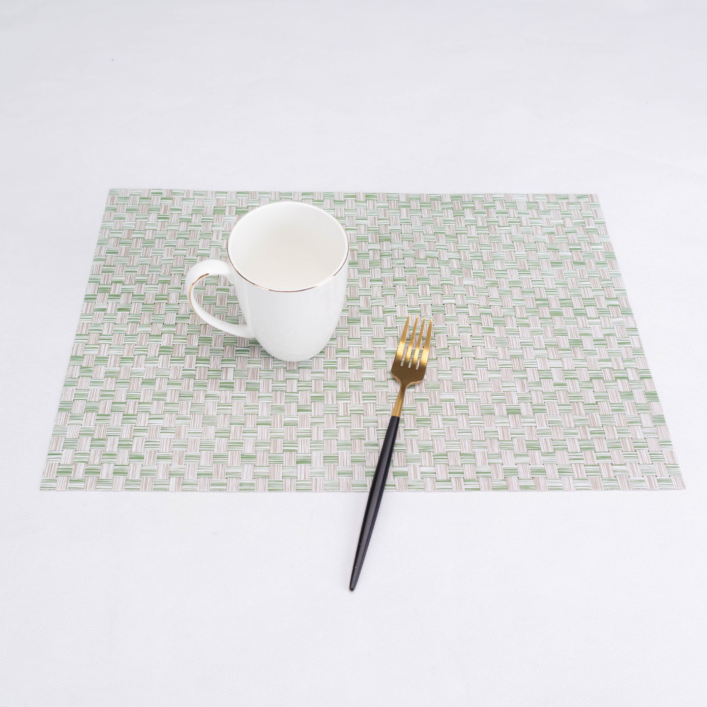 Karaca Home Baldwin Water Green 2 Placemat Set