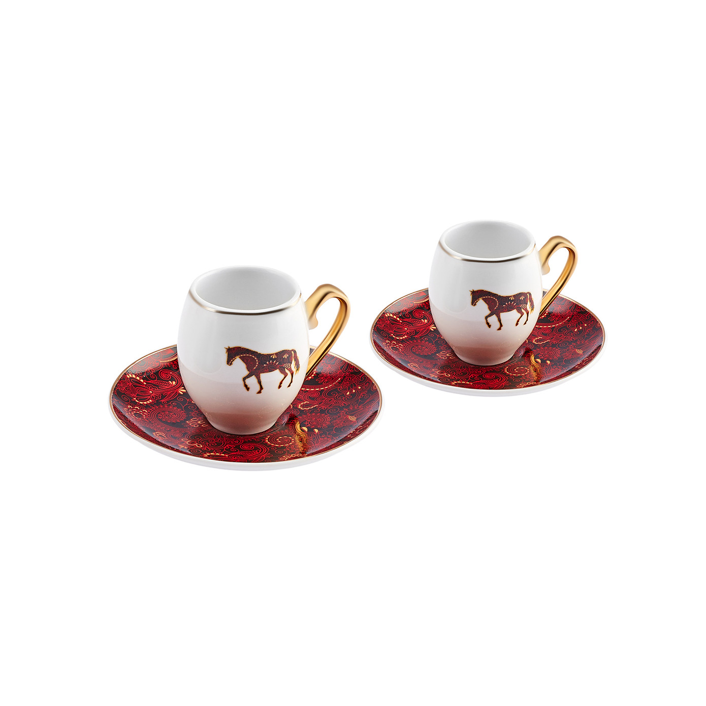 Karaca Aşkar New Set Of 2 Coffee Cups