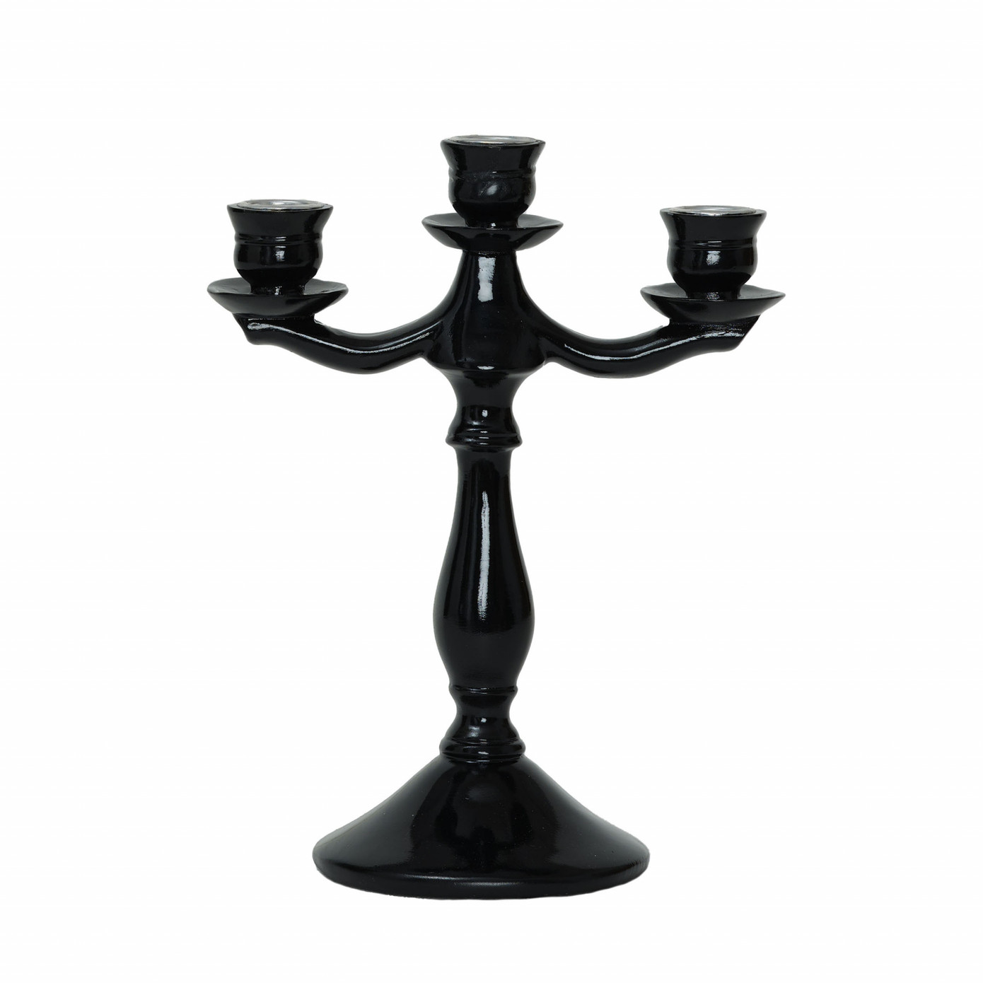 Karaca Home Pop-Art 3-Set Black Candlestick