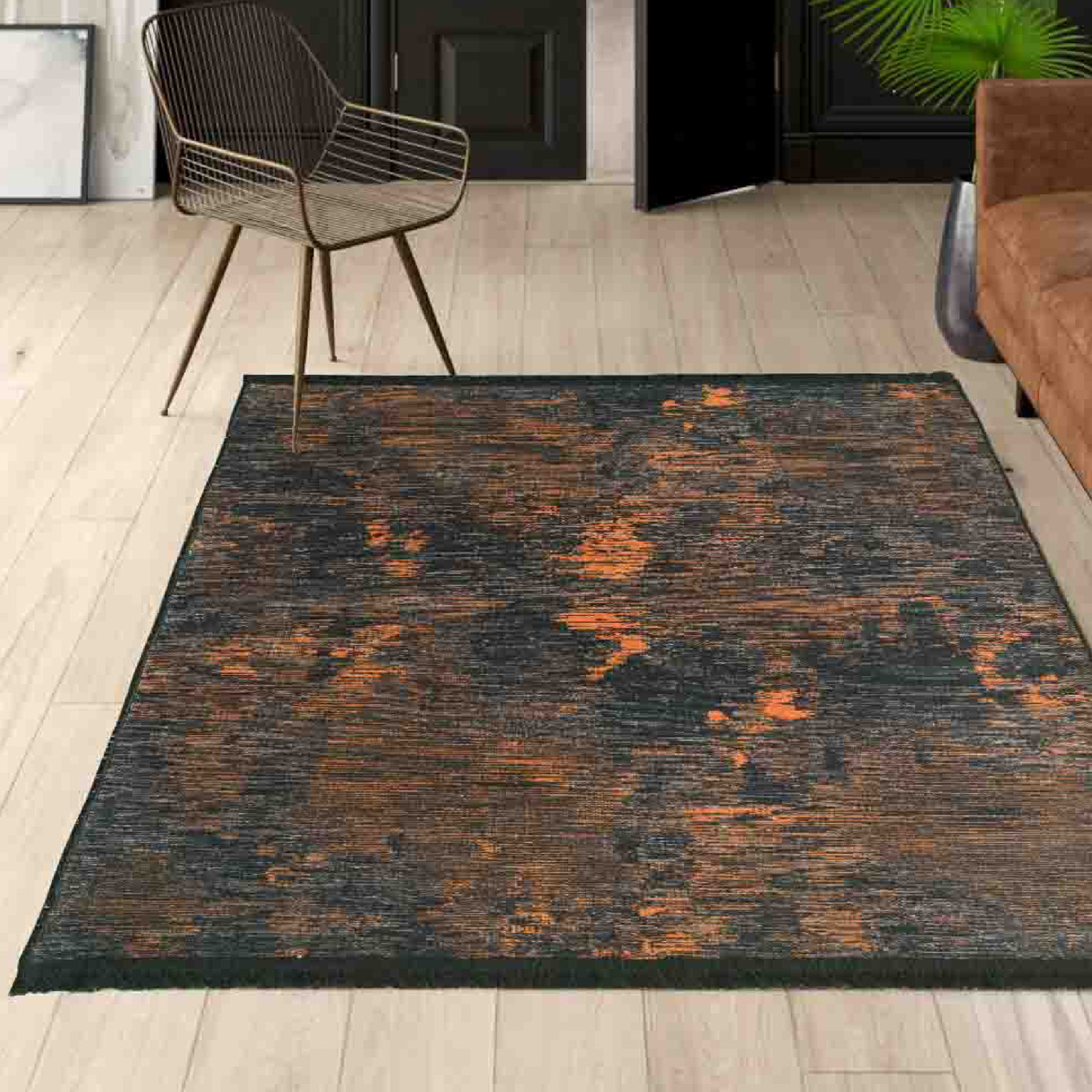 Karaca Home Sonil Mess Salmon Carpet 80x150cm