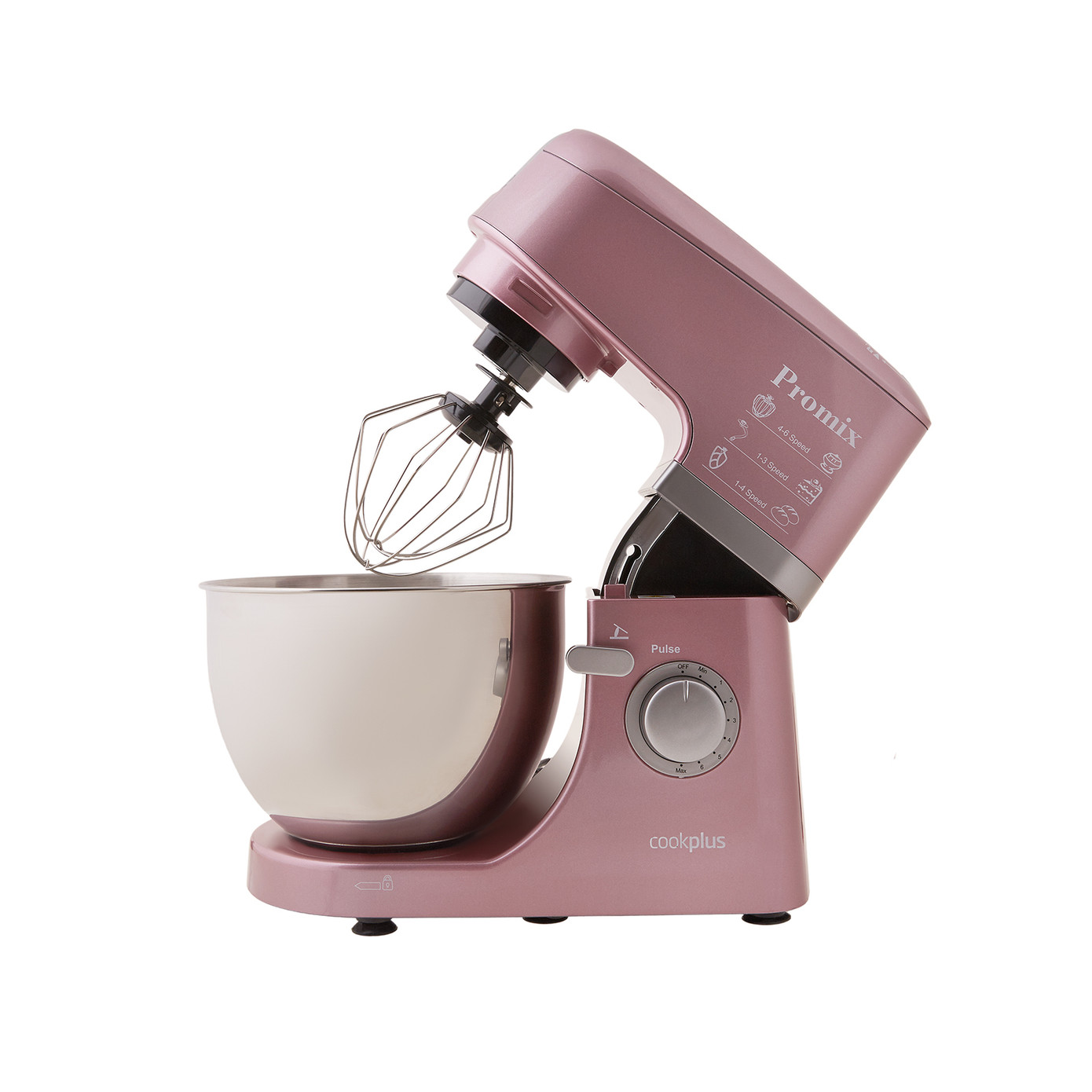 Cookplus Promix Ef802 Stand Mixer 1000W Kitchen Chef, Meat Grinder And Smoothie Blender Pink