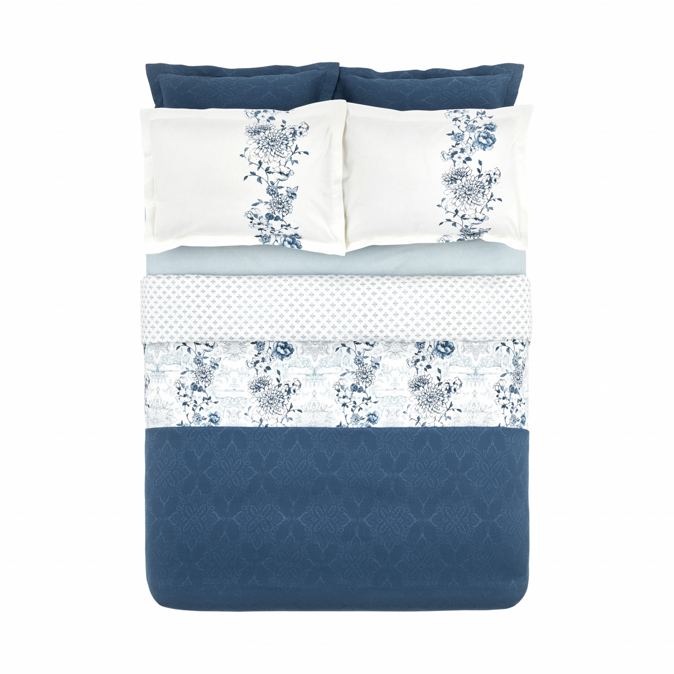 Karaca Home Camilio Double Summer Set Blue