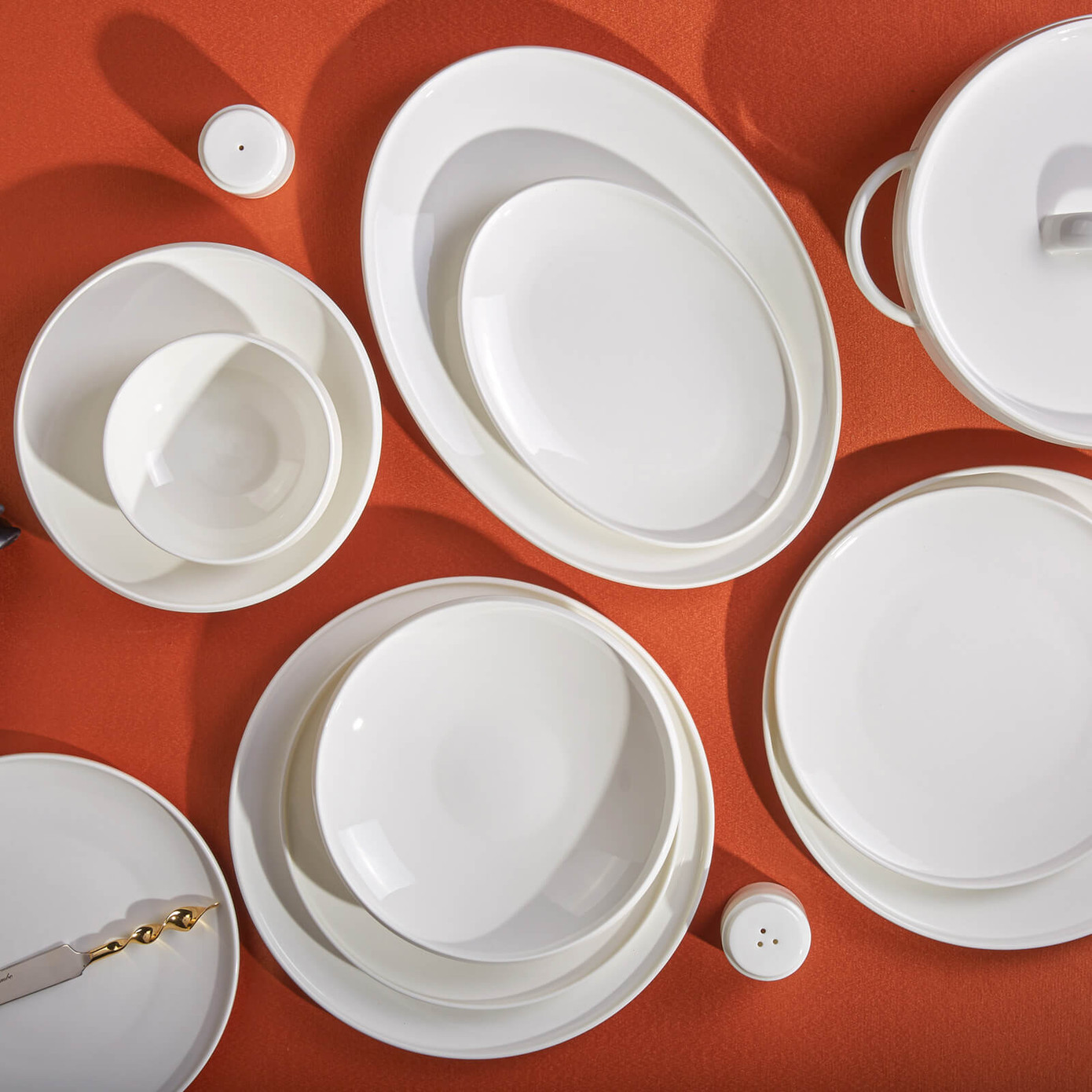 Jumbo New Line 61 Pieces Dinnerware Set For 12 People