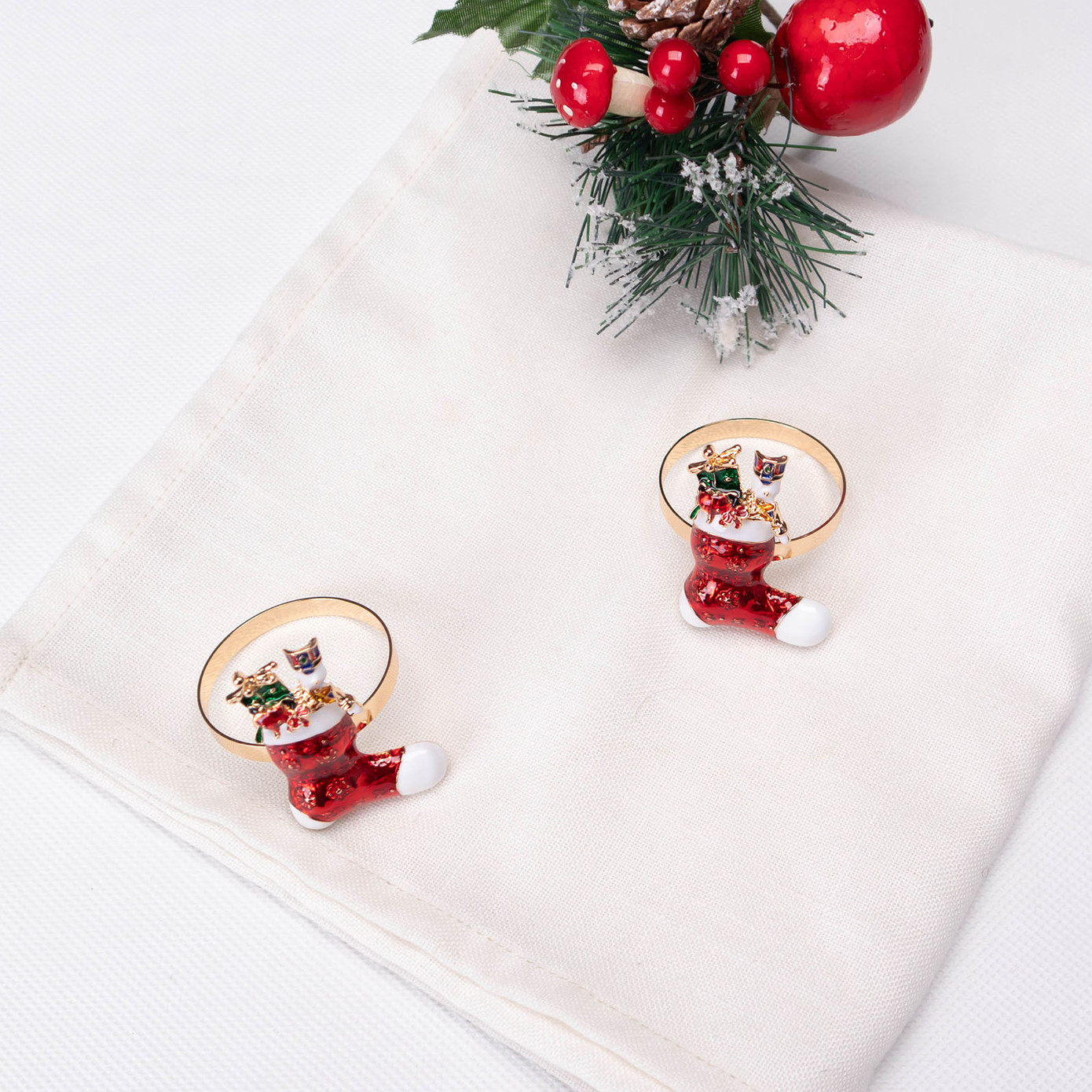 Karaca Home Socks 2 Pcs Napkin Ring