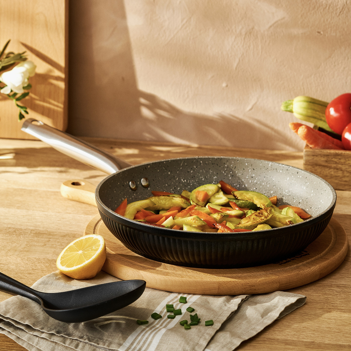 Emsan Sansa Granite Pan 30 Cm