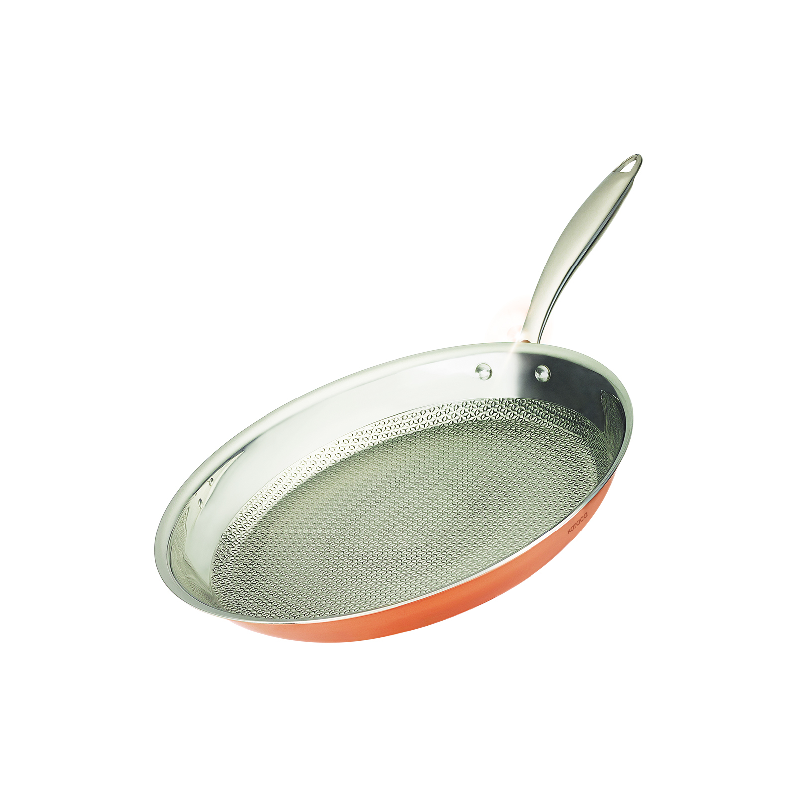 Karaca 3Ply PowerSteel 316+ Steel Copper Pan 12 Cm