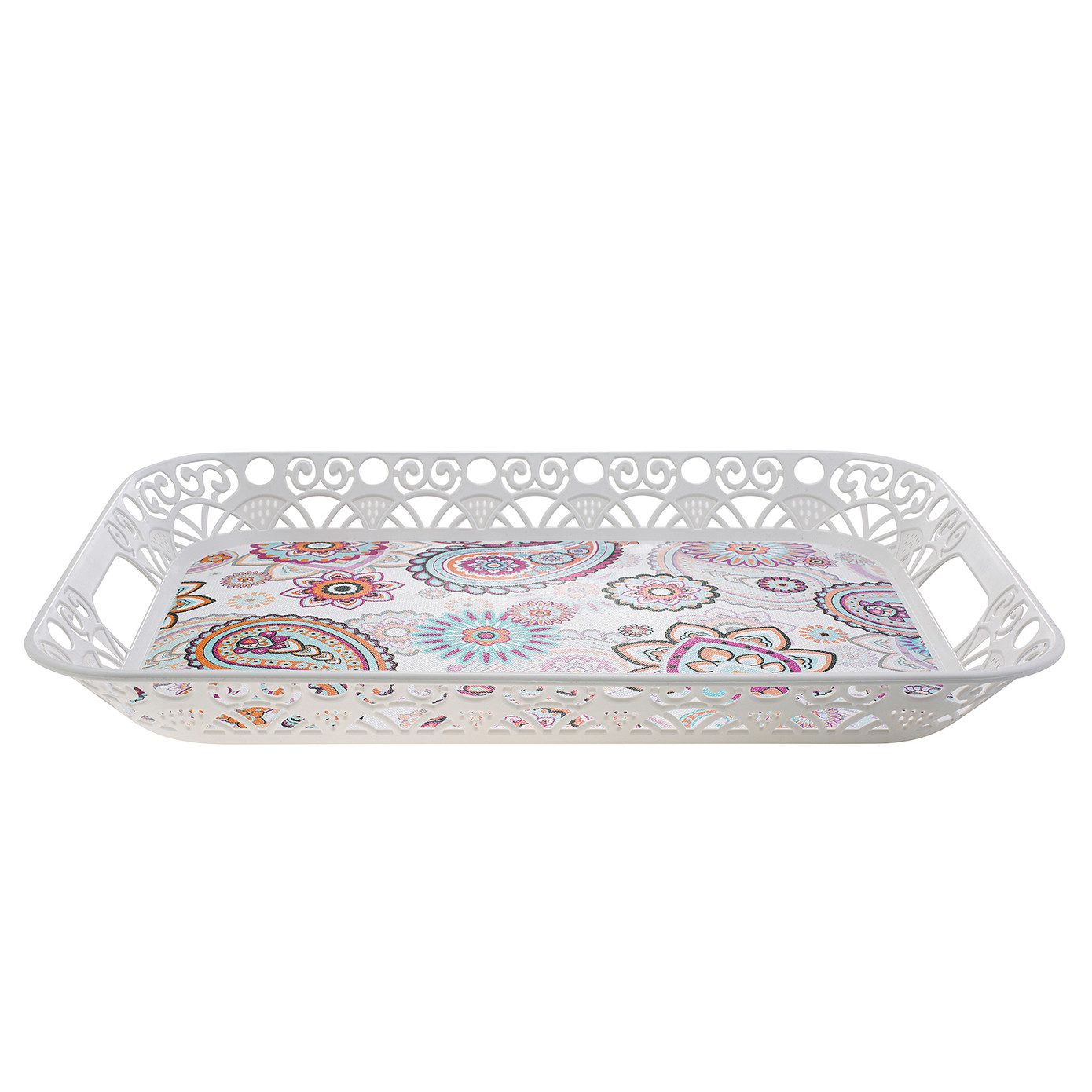 Karaca Bloomy Melamine Rectangular Tray