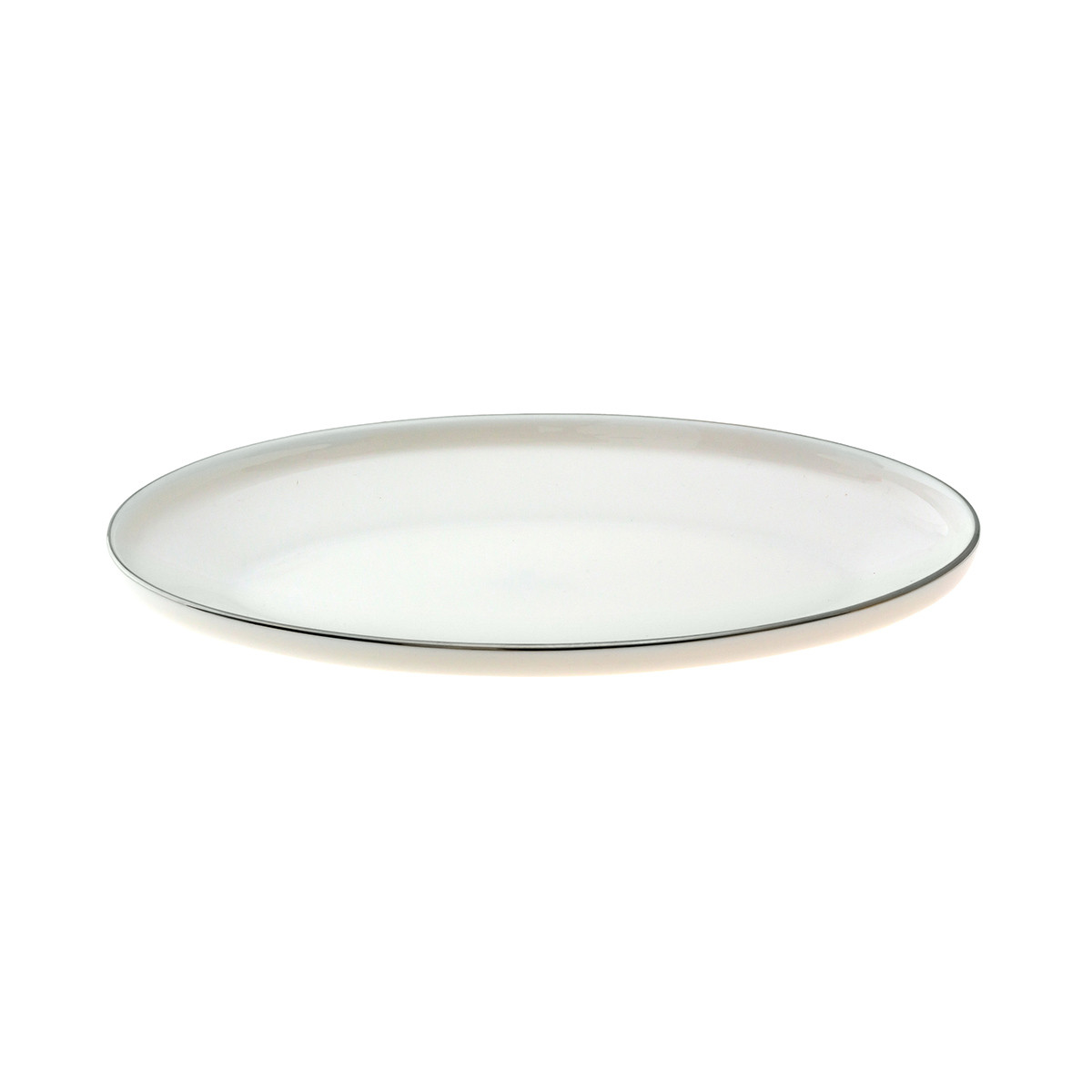 Jumbo Cloud 4 Piece Plate Set Platinum