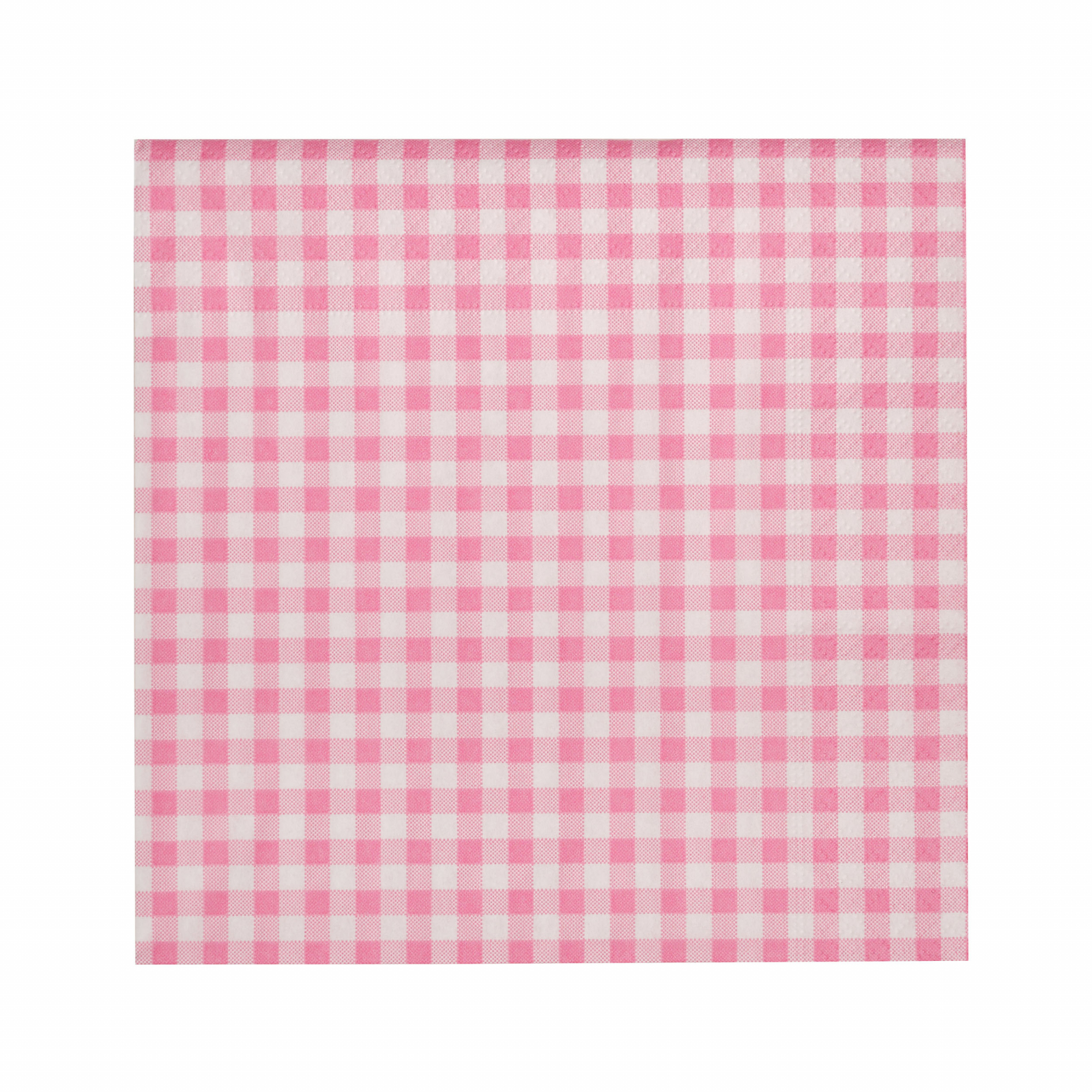 Karaca Home Plaid 20 Pcs Paper Napkin 33x33 Cm Pink