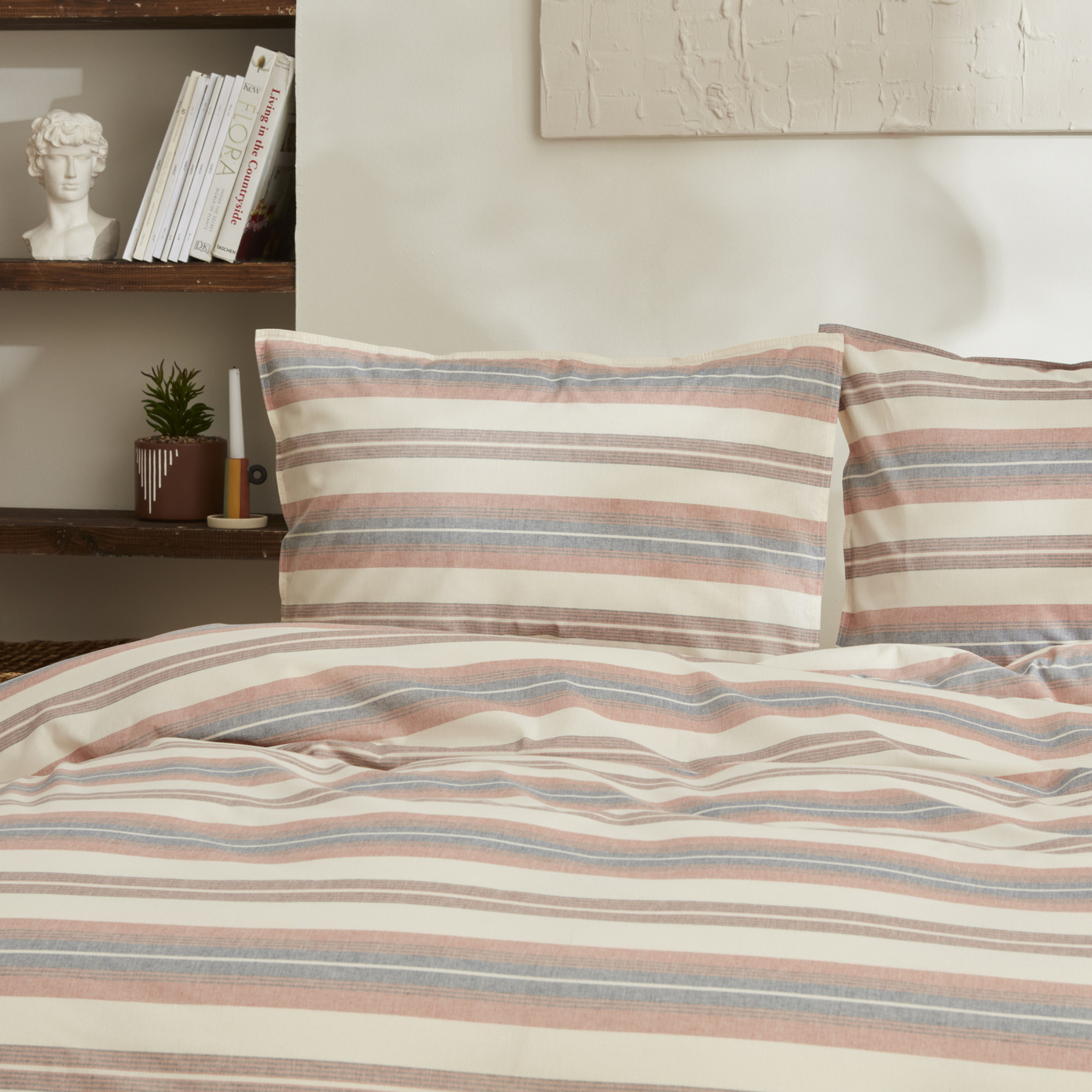 Karaca Home Tahara Double Duvet Cover Set Terracotta