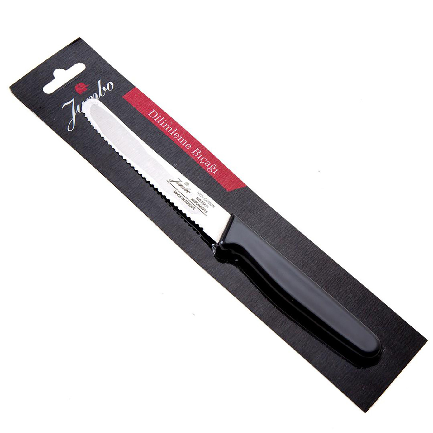 Jumbo Practico Black Slicing Knife 11 Cm