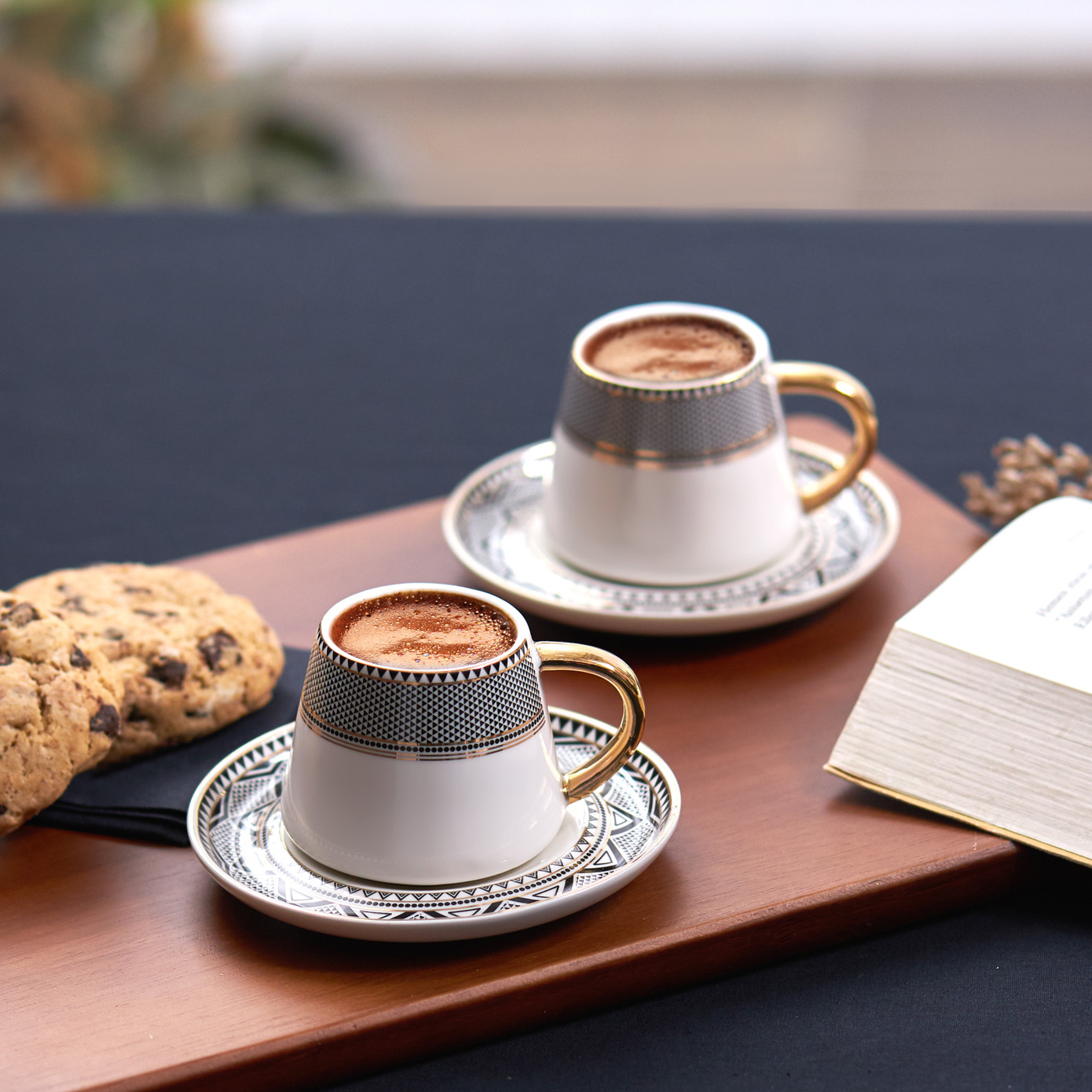 Karaca Globe Set Of 2 Coffee Cups 90 Ml