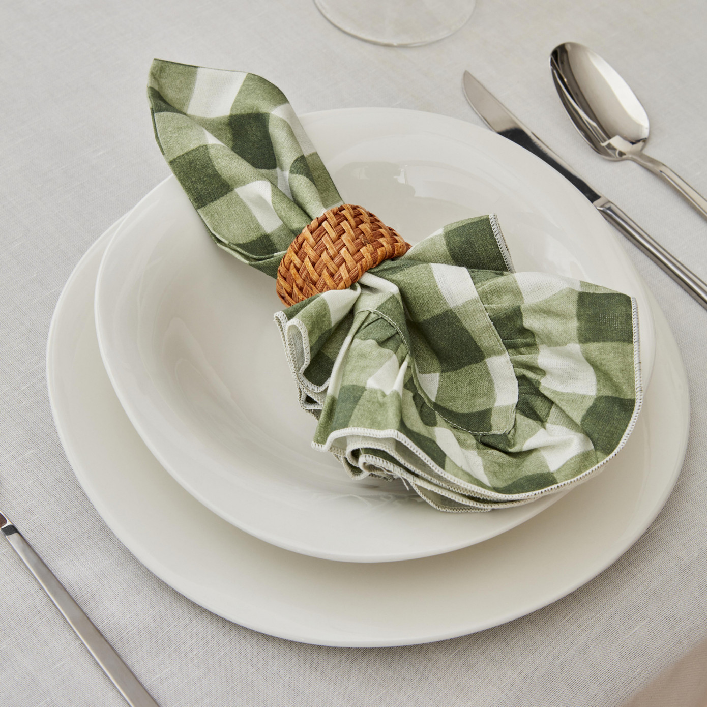 Karaca Home Alberta 2 Pcs Napkin 40x40 Cm Green