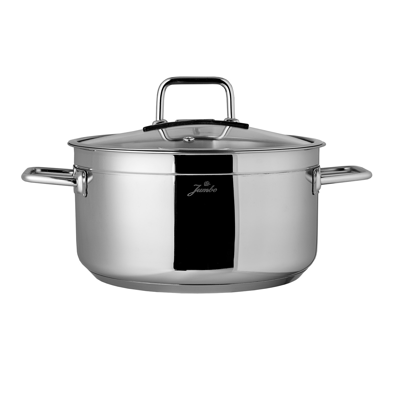 Jumbo Modena 8 Pieces Steel Cookware Set