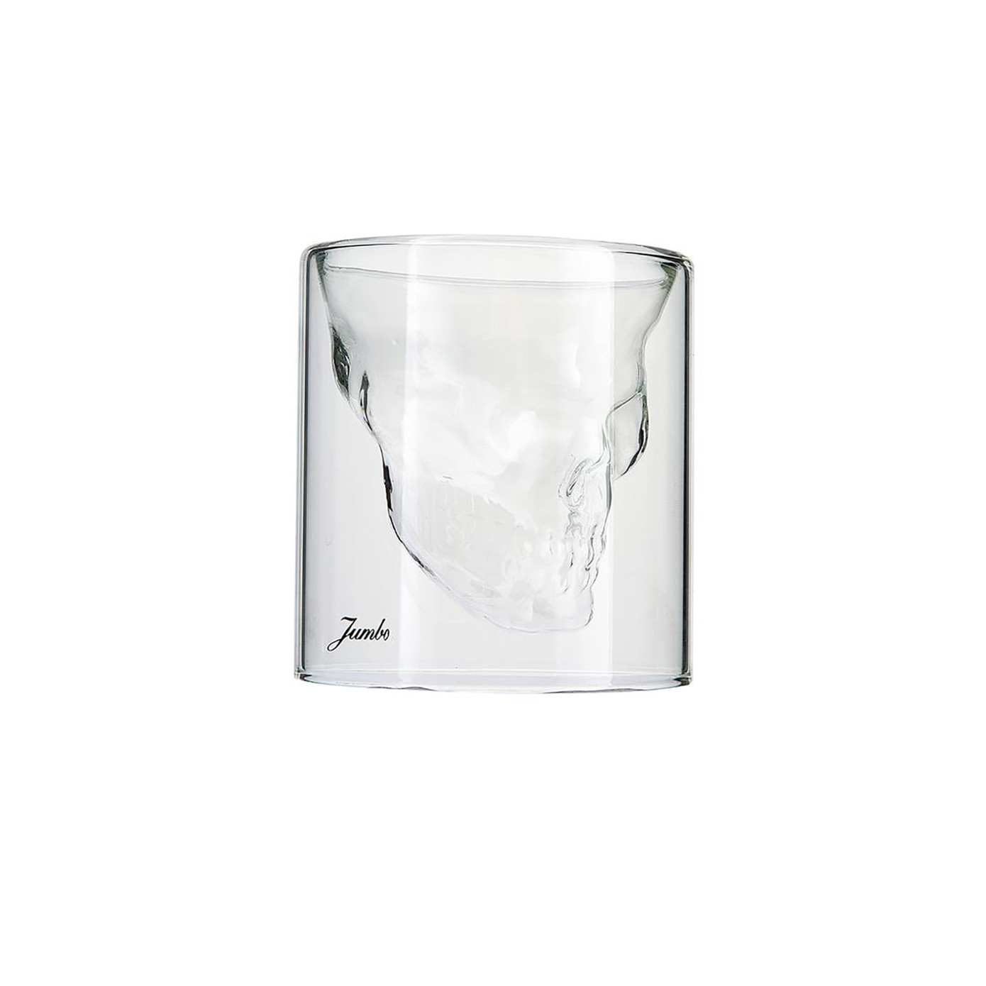 Jumbo Glory Double Wall Skull Glass 150 Ml