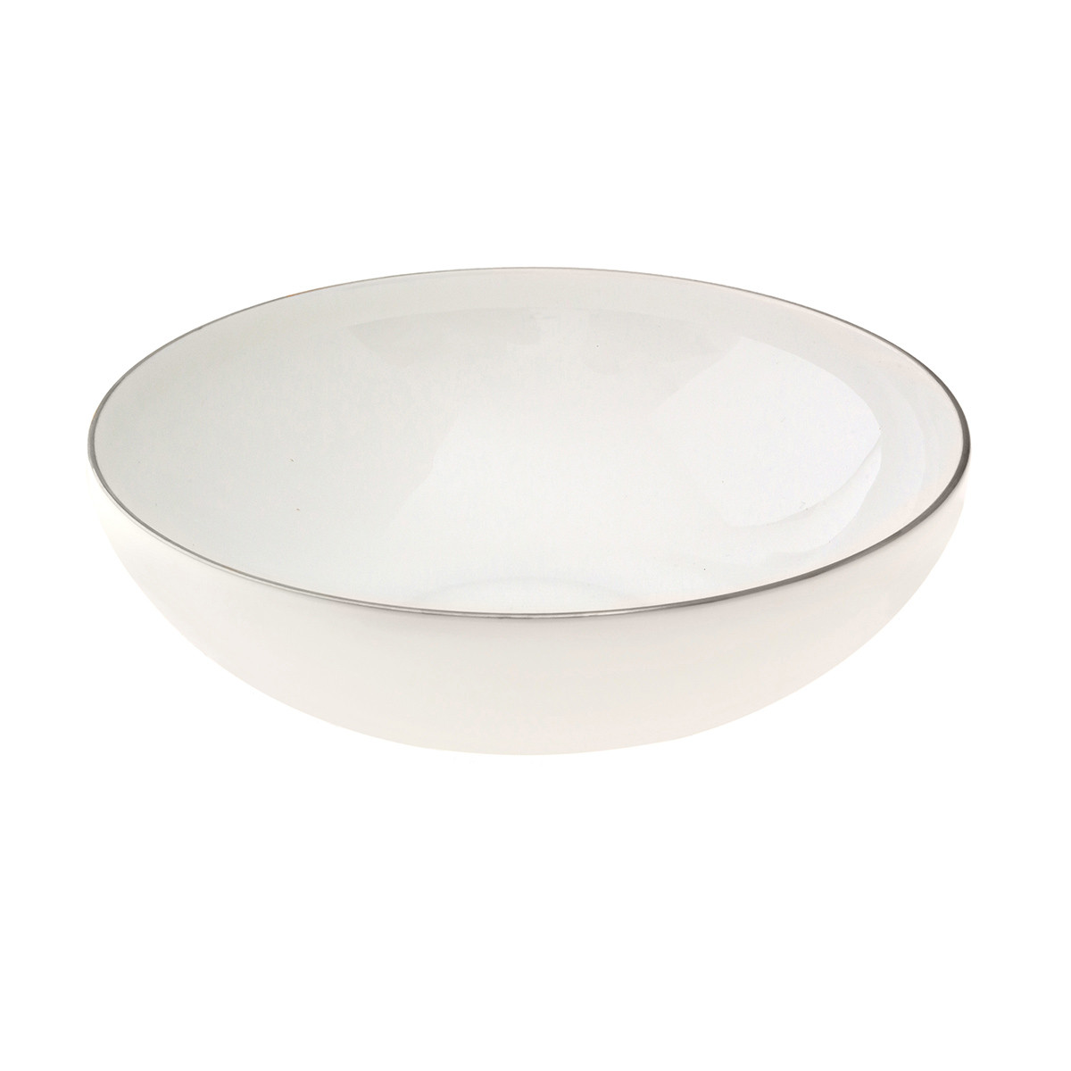 Jumbo Cloud 4 Piece Plate Set Platinum